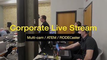 Live Stream Setup for Corporate Zoom Webinar – BTS with ATEM + RODECaster