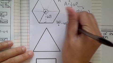 Area of Regular Polygons PART 1