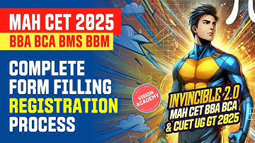 MAH CET 2025 BBA BCA Complete Form Filling Registration Process Explained 🔥 MAH- B.BCA/BBA/BMS/BBM