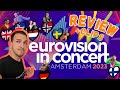 Capture de la vidéo Eurovision In Concert Live (Amsterdam 2023) Review + Clips