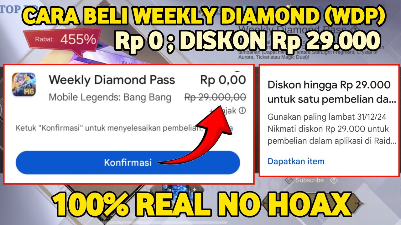 CARA BELI WEEKLY DIAMOND PASS WDP HARGA Rp 0 DISKON Rp 29 000 cara-beli-weekly-diamond-pass-wdp-harga-rp-0-diskon-rp-29-000
