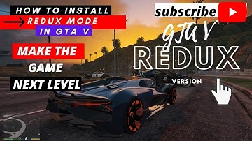 HOW TO INSTALL REDUX MOD IN GTA V.|HINDI| #gtav