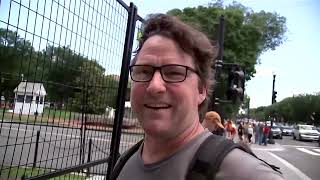 Tourists divided as UFC cage rises on White House lawn