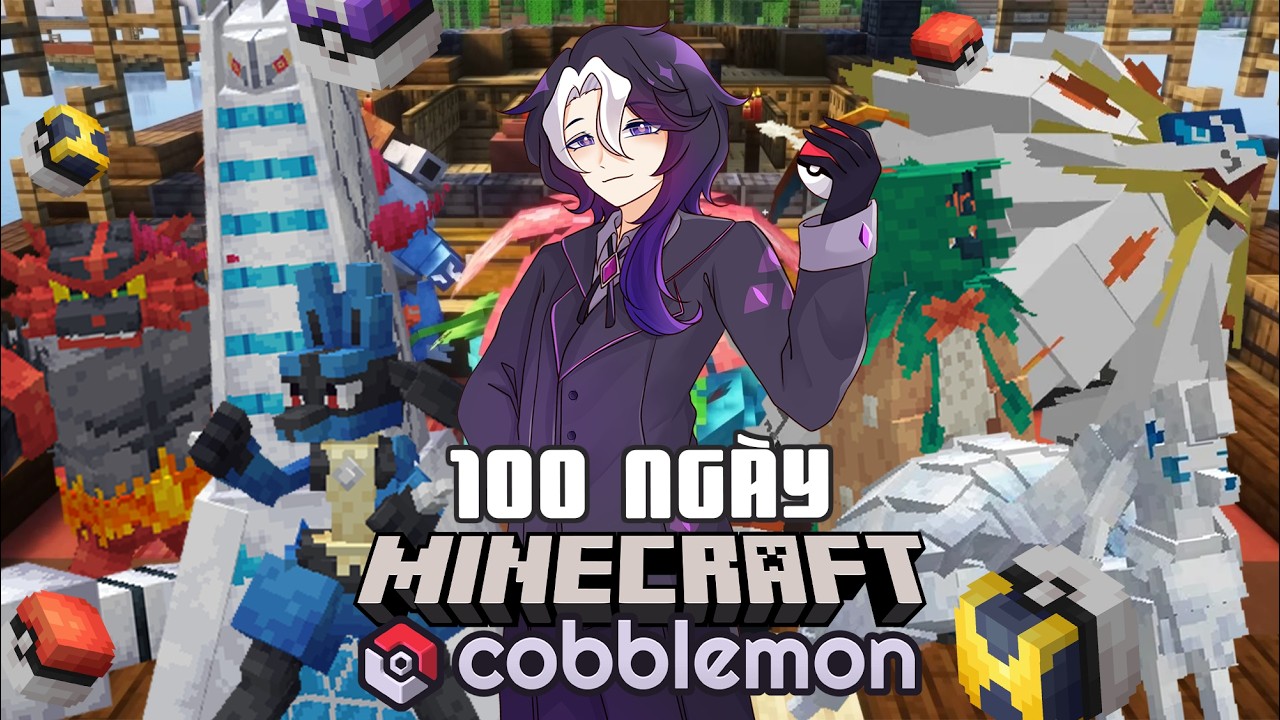 【MINECRAFT】Ngày 15 - Đội hình psychic surge càn quét gym vùng Sinnoh 🗝#vnvtuber