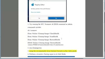 Fix Broken Registry Items in Windows