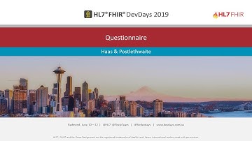 Haas & Postlethwaite - Questionnaire | DevDays Redmond 2019