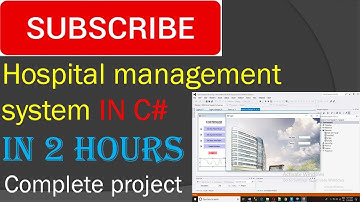 Hospital management system in Csharp (C#, Visual Studio, Sql (SSMS) Complete Project (Step by Step)
