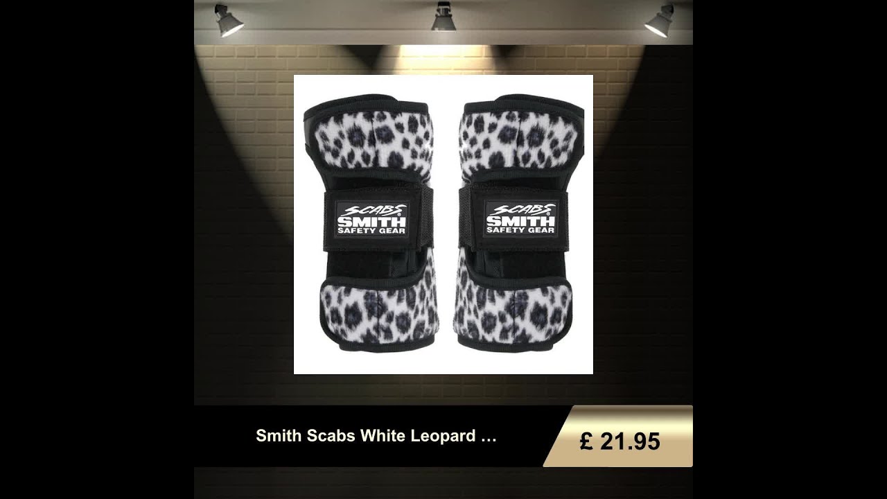 Smith Scabs White Leopard Wrist Guards YouTube