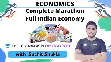 Complete Marathon on Full Indian Economy | Economics | NTA UGC NET | Suchit Shukla