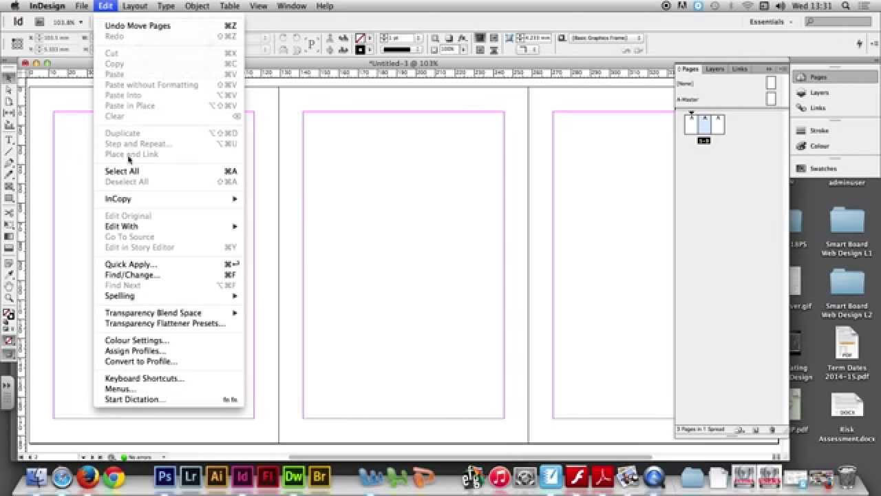 Project 04 02 Creating A Dvd Cover Template In Adobe Indesign Youtube