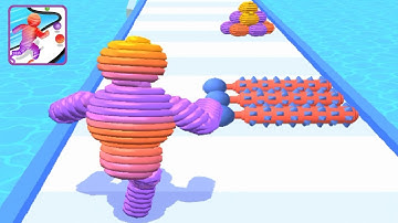 Rope Man Run! All Levels Gameplay 39-40 android, ios