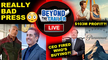 DRAMA - Dwayne Johnson & Jerry Seinfeld, Paramount CEO Fired, Deal 2024 Skydance or Apollo?