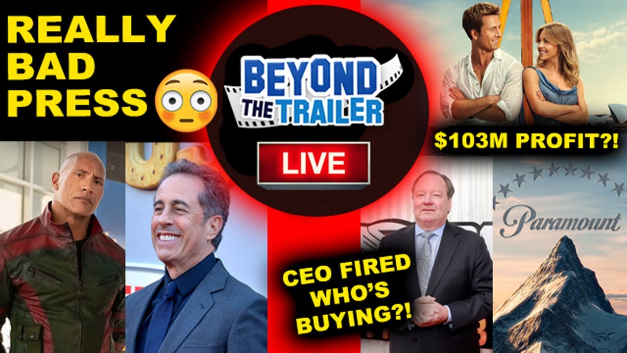 DRAMA - Dwayne Johnson & Jerry Seinfeld, Paramount CEO Fired, Deal 2024 Skydance or Apollo?