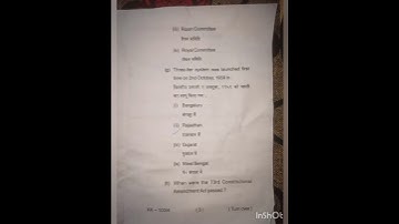 Sem-3 Political science Exam || Question paper|| (core-5) BBMKU #2022#subscribe#juliemahto#shorts