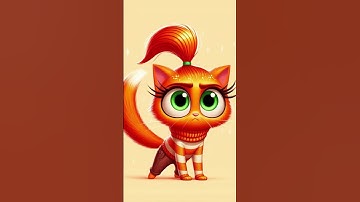 Anxiety As Orange Cat! INSIDE OUT 2 #shorts