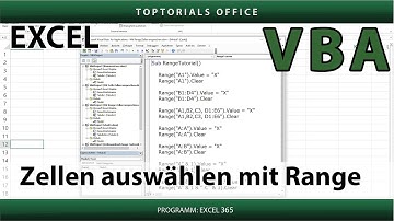 Zellen auswählen mit Range / Excel VBA
