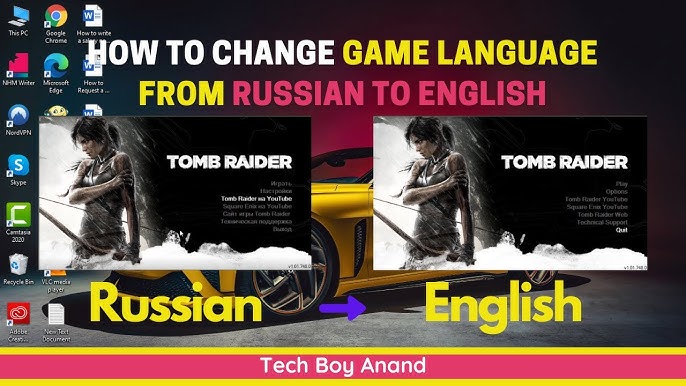 How to change the language in a game from Russian to English especially if  the language as a value does not exist in the game subkey in Regedit - Quora