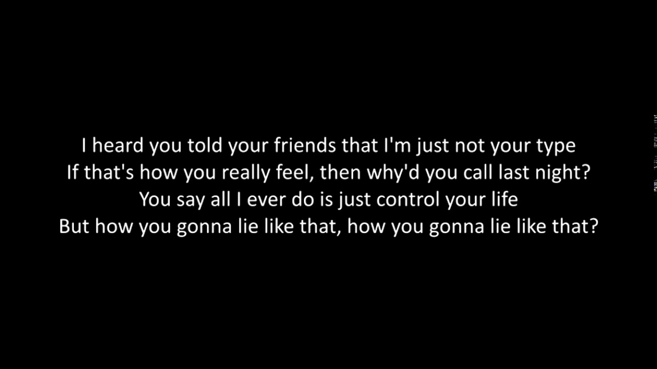 NF lie(lyrics) ✌️