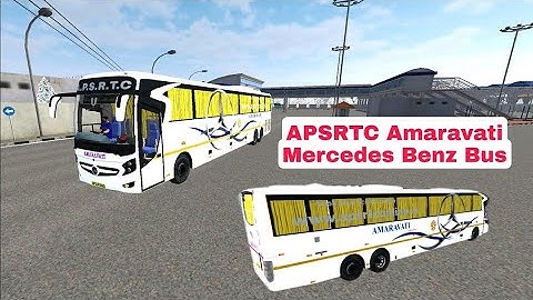 APSRTC Amaravati Mercedes Benz Bus Mod Bussid//Bus Simulator Indonesia//SAMGAMING తెలుగు//2022