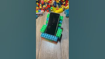 How to Build a Phone Stand with Building Blocks | Easy DIY #buildingblocks #asmr #shorts #satisfying