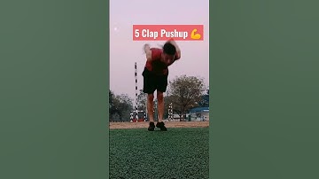 5 Clap Pushup 💪#bodybuilding #calisthenics