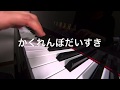 かくれんぼだいすき☆ケロポンズ&藤本ともひこの劇あそび大作戦！　ピアノ演奏