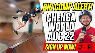 DON'T MISS The Biggest OHIO Scooter Comp of the Year | Chenga World Skatepark