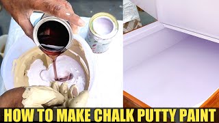 How To Make Chalk Putty with Paint पेंट से चॉक पुट्टी कैसे बनाएं