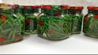 Jandik Tuzlash ✅ Джандо (вигна) на Зиму ✅ Pickled Green Beans