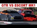 Nissan GTR VS Ford Escort RS Mk1