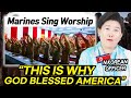 North Korean Soldier reacts to U.S Marines Singing WORSHIP SONG