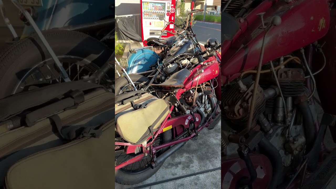 Vintage Indian Motorcycles in Japan #DicEtv - YouTube