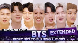 BTS Responds to Rumors About Their Fan Base and Potential Stage Names (Extended) | The Tonight Show