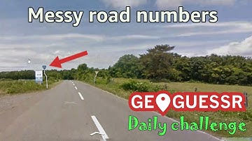 Geoguessr Daily Challenge - Messy road numbers