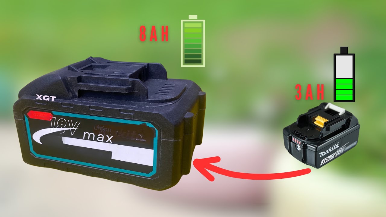 Making a Makita 18V battery 8Ah Your drill will last longer with this