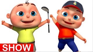 Zool Babies Playing Golf | Cartoon Animation For Children | Zool Babies Series