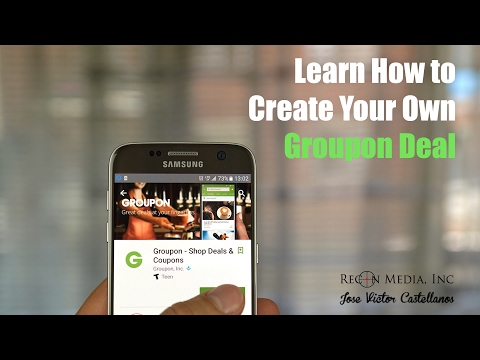 How To Create Your Own Groupon Deal