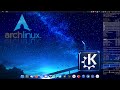 Установка Arch Linux KDE c нуля. Спартанские условия.