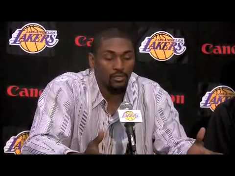 Ron Artest, on "hoodalizing," his new number (37) ...