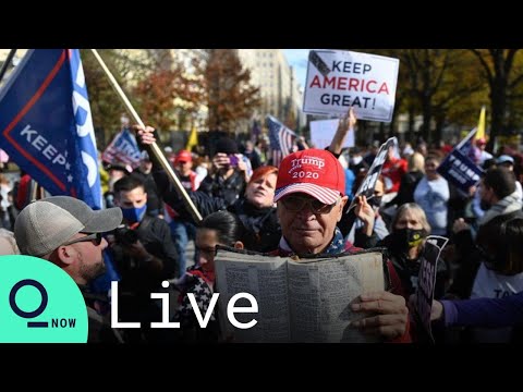 LIVE: Trump Supporters and Black Lives Matter Protesters Gather Near White House