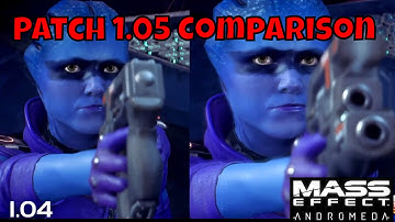 Mass Effect Andromeda | Comparing Facial Expression after Patch 1.05 Cutscenes Fixes @MG Game Lab