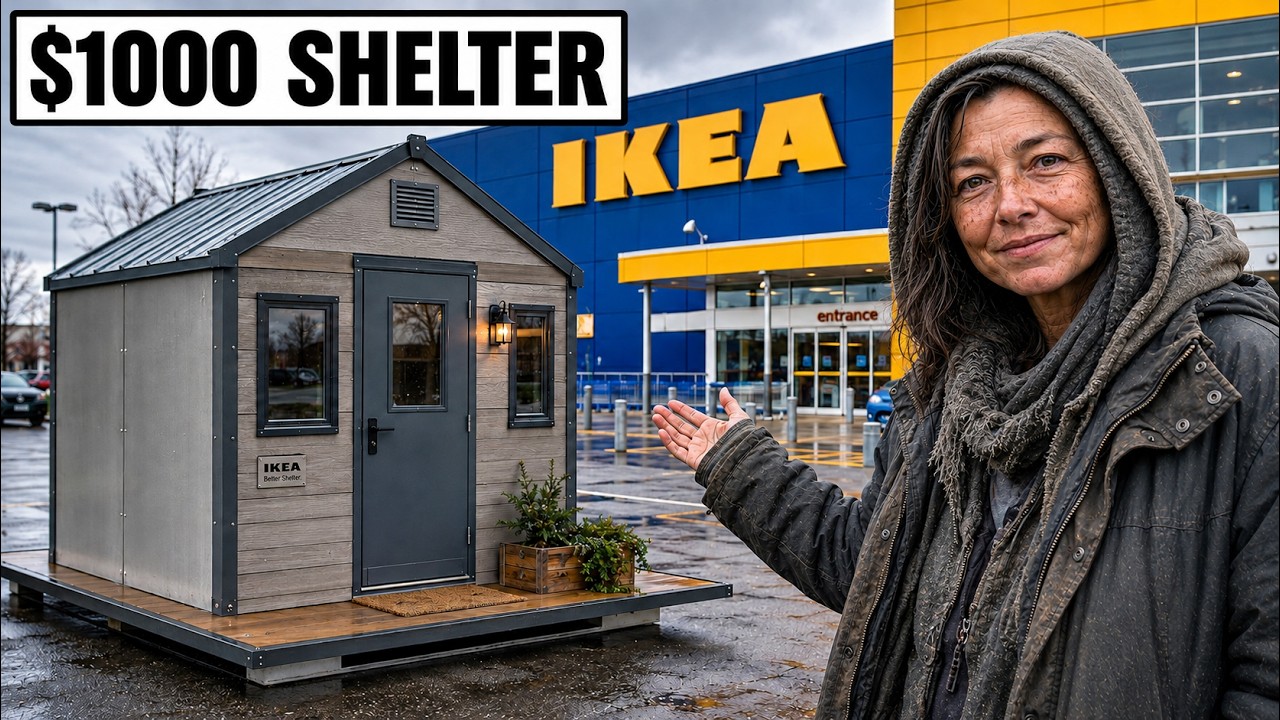 How A $1,000 IKEA Shelter You Build In 4 Hours Became Home For Homeless People