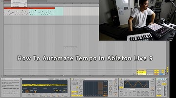 How To Automate Tempo in Ableton Live 9 Tutorial