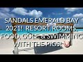 Sandals Emerald Bay 2021!  Resort, Rooms, Food, Excursions, Golf & Swimming With The Pigs!!!