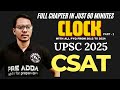 CSAT - 2025 I CLOCK I PYQ I LOGICAL REASONING I KADIR SIR