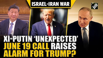 Breaking! Jinping and Putin hold telephonic call, condemn Israeli strike on Iran, discusses G7 flaws