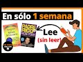 Cómo leo de 2 a 3 libros cada semana (sin leer)