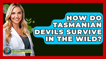 How Do Tasmanian Devils Survive In The Wild? - Earth Science Answers
