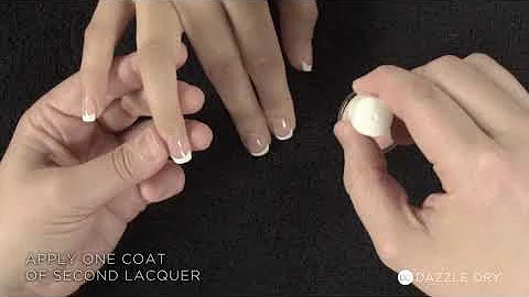 How To: French Manicure Technique with Dazzle Dry