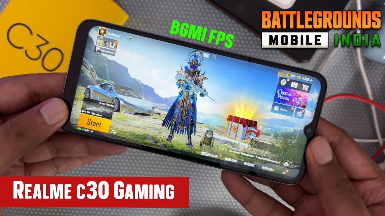 Realme C30 BGMI Gaming Test with FPS & Heating  Best Gaming Smartphone  under 10,000 ? 